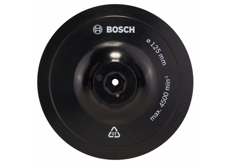 Talerz szlifierski z mocowaniem na rzepy 125 mm, 8 mm Bosch 1609200154