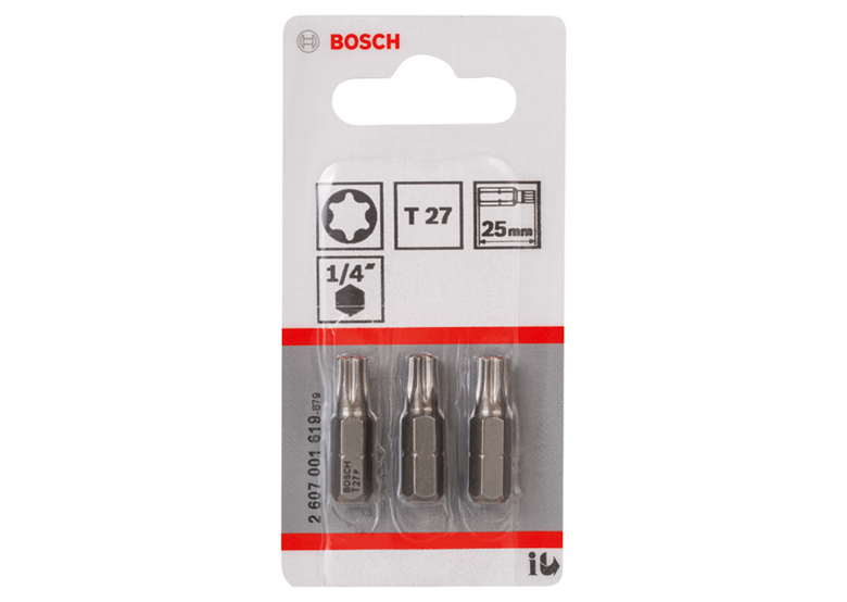 Końcówka wkręcająca Extra Hart T27, 25 mm Bosch 2607001619