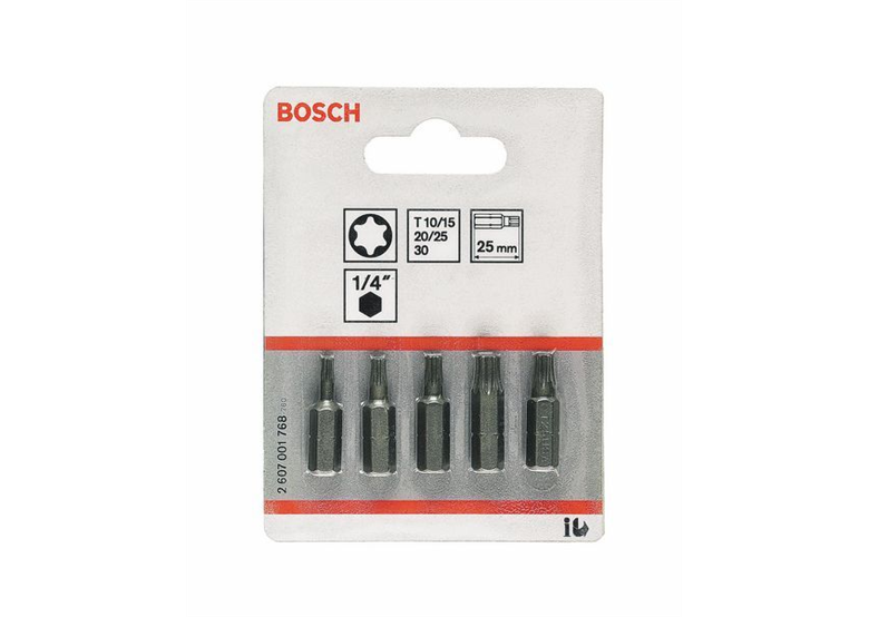 5-częściowy zestaw końcówek wkręcających Extra Hart (Torx) T 10, T 15, T 20, T 2 Bosch 2607001768