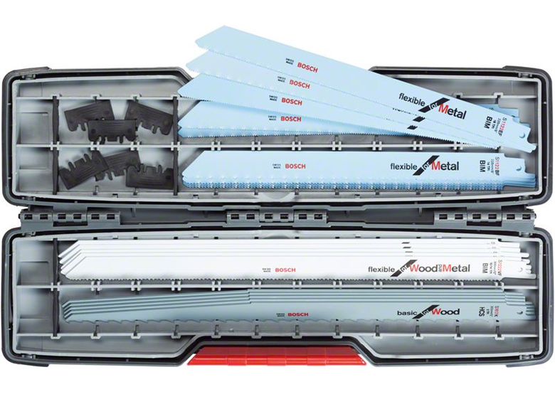 20-częściowy zestaw brzeszczotów do pił szablastych All-in-One, ToughBox Bosch 2607010996