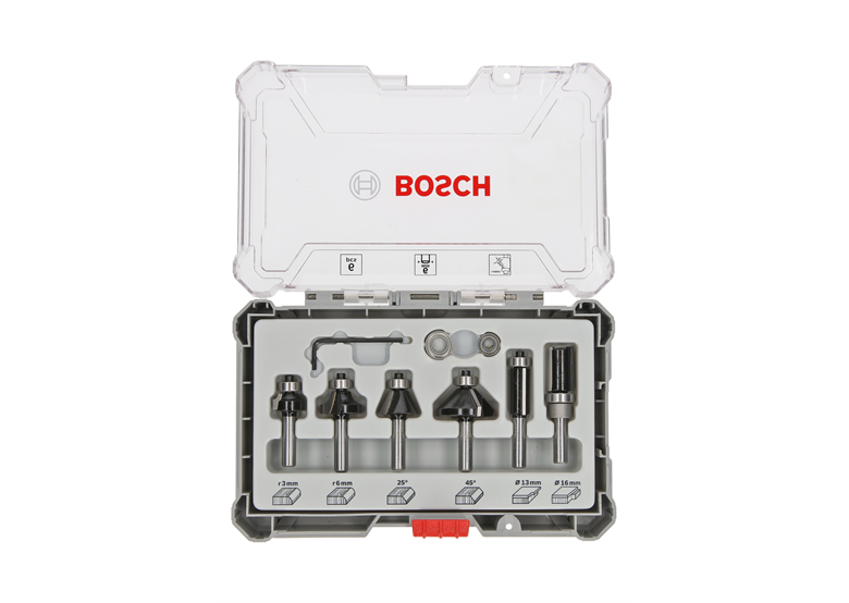 Zestaw frezów 6mm 6szt. Bosch 2607017468