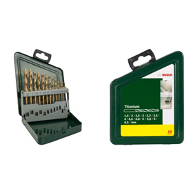 Zestaw wierteł z powłoką tytanową do metalu 13szt. Bosch 2607019436