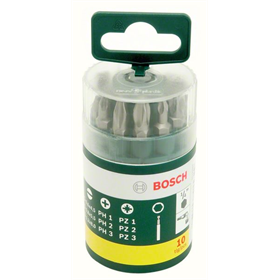 10-częściowy zestaw końcówek wkręcających Bosch 2607019454