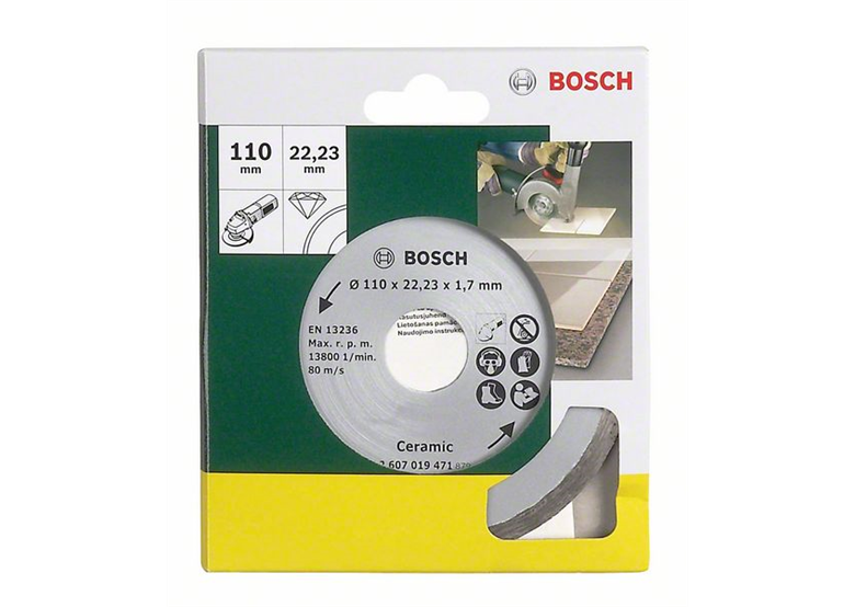 Diamentowa tarcza tnąca do płytek 110mm Bosch 2607019471