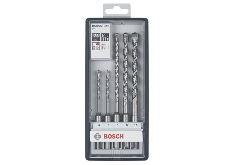 5-częściowy zestaw wierteł do młotów X5L Robust Line 5,5, 5,5, 5,5, 5,5, 5,5 mm Bosch 2607019930