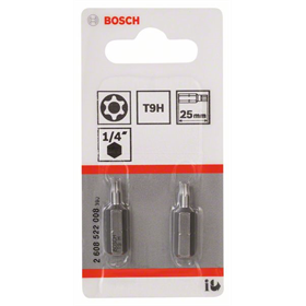 Końcówka wkręcająca T9H Security Torx® Extra Hart Bosch 2608522008