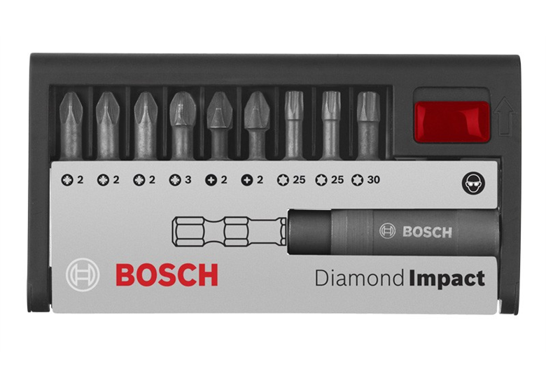 Bity diamond impact 10PC SET PH, PX TX Bosch 2608522064