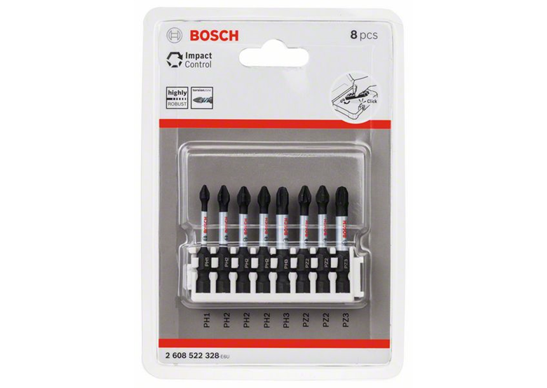 8-częściowy zestaw końcówek wkręcających Impact Control Bosch 2608522328