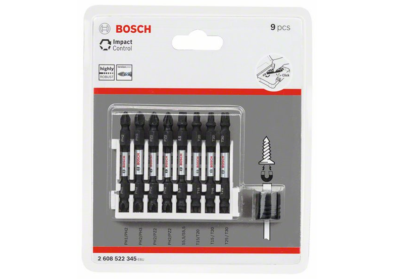 9-częściowy zestaw końcówek wkręcających Impact Control Bosch 2608522345