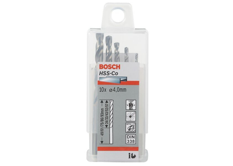 Wiertła do metalu HSS-Co Standard 1,5 x 18 x 40 mm Bosch 2608585873