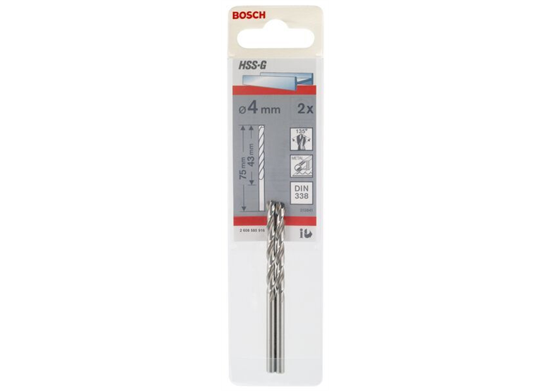 Wiertła do metalu HSS-G Standard 1,5 x 18 x 40 mm Bosch 2608585907