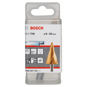 Wiertło stopniowe, stal szybkotnąca HSS-TiN Bosch 2608587431