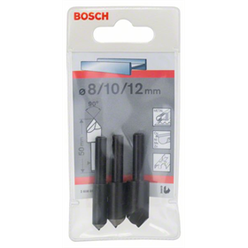 3-częściowy zestaw pogłębiaczy stożkowych Bosch 2608596667