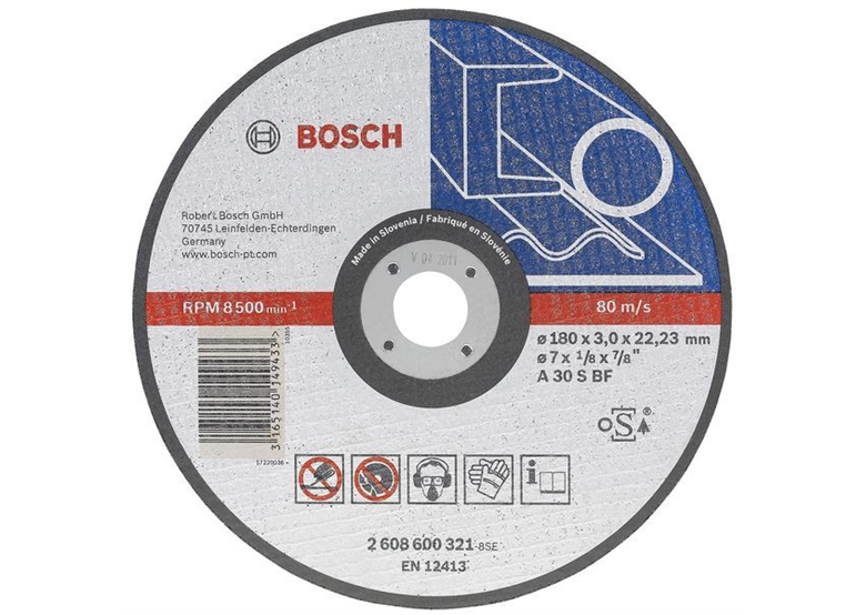 Tarcza tnąca, prosta, do metalu A 36 R BF, 350 mm, 25,4 mm, 2,8 mm Bosch 2608600543