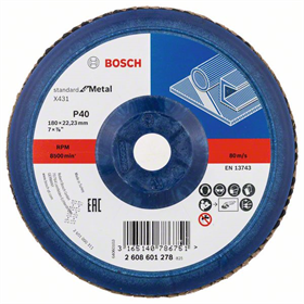Listkowa tarcza szlifierska X431, Standard for Metal Bosch 2608601278