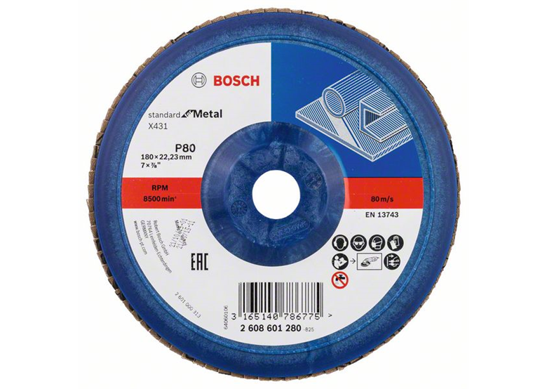 Listkowa tarcza szlifierska X431, Standard for Metal Bosch 2608601280