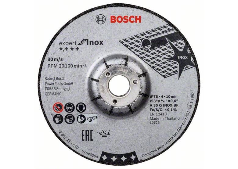 2 tarcze ścierne Expert for INOX, 76x4x10mm Bosch 2608601705