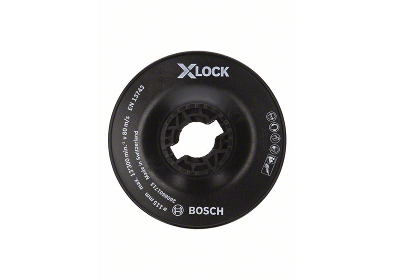 Talerz oporowy twardy X-Lock 115mm Bosch 2608601713