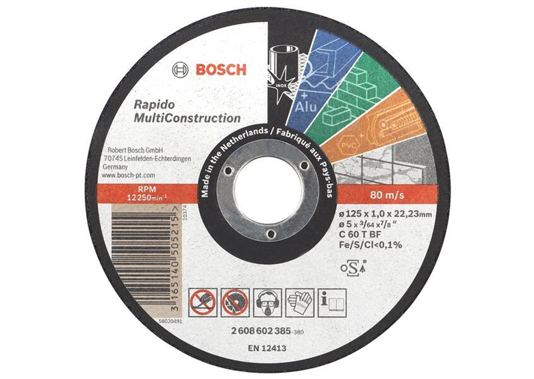 Tarcza tnąca prosta Multi Construction Bosch 2608602383