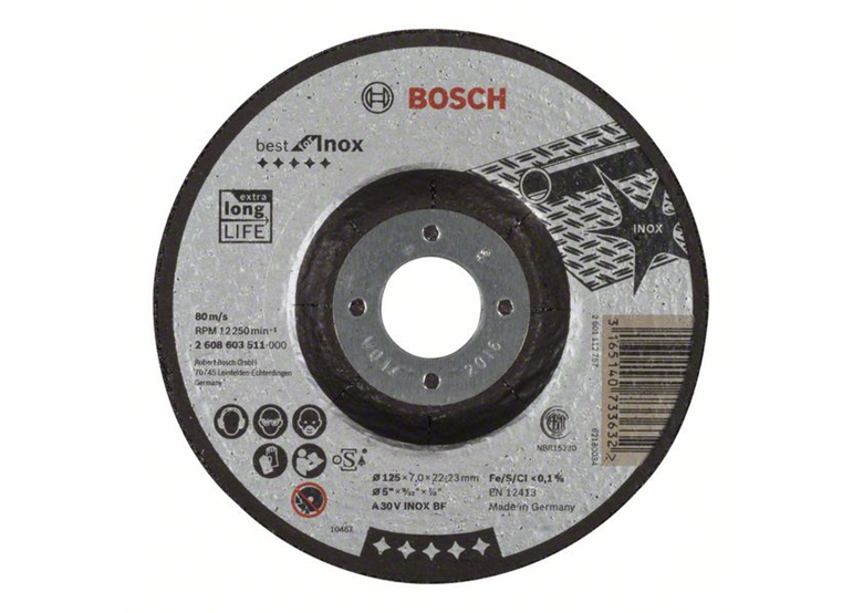 Tarcza ścierna wygięta Best for Inox Bosch 2608603511
