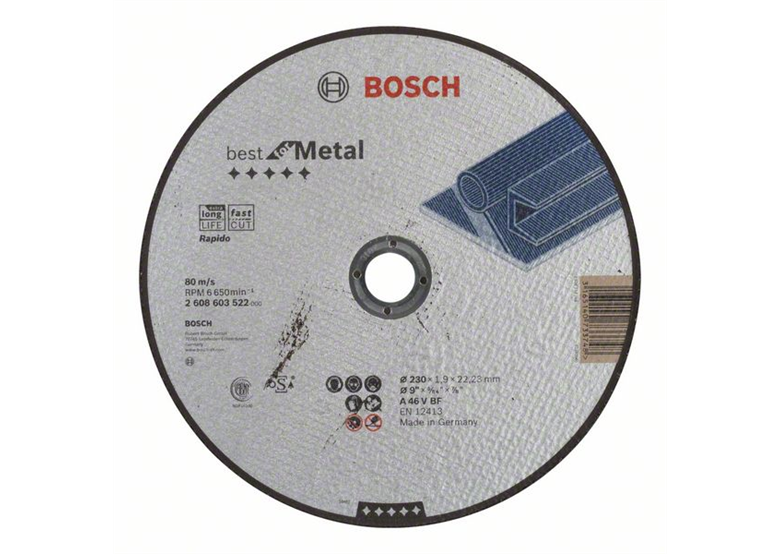 Tarcza tnąca prosta Best for Metal - Rapido Bosch 2608603522