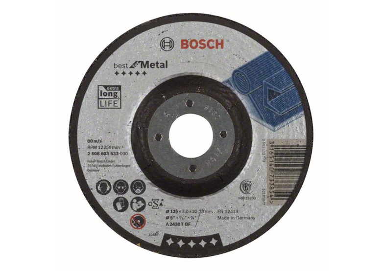 Tarcza ścierna wygięta Best for Metal Bosch 2608603533