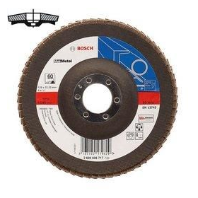 Wachlarzowe tarcze szlifierskie (śr, 125, gr, 120) Bosch 2608607347