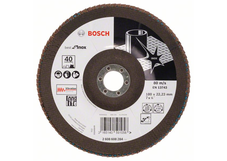 Listkowa tarcza szlifierska X581, Best for Inox Bosch 2608608284