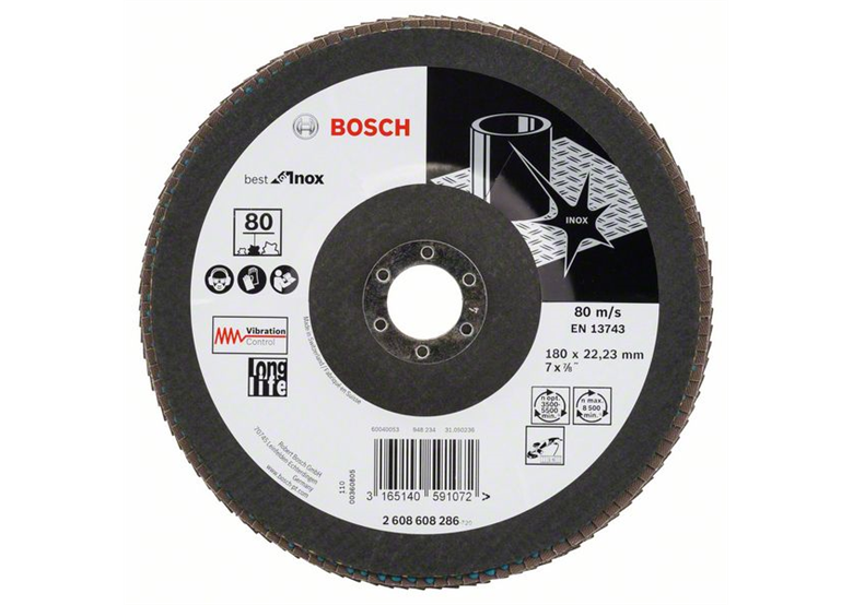 Listkowa tarcza szlifierska X581, Best for Inox Bosch 2608608286