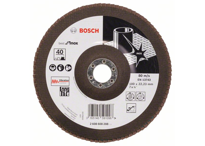 Listkowa tarcza szlifierska X581, Best for Inox Bosch 2608608288