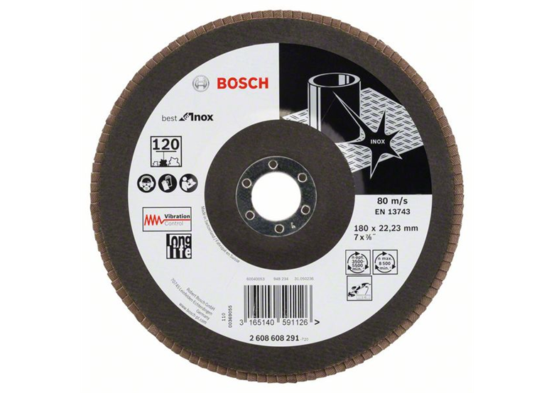 Listkowa tarcza szlifierska X581, Best for Inox Bosch 2608608291