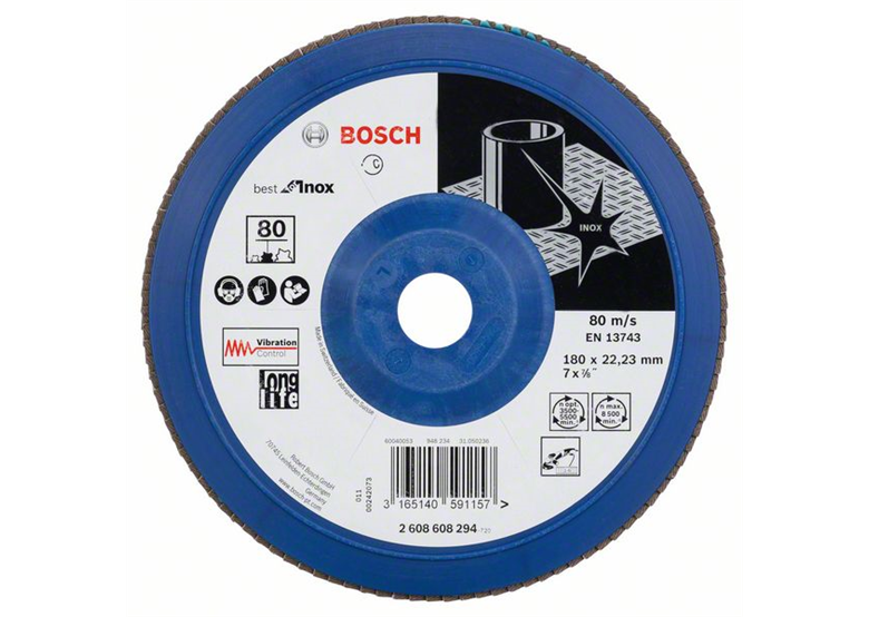 Listkowa tarcza szlifierska X581, Best for Inox Bosch 2608608294