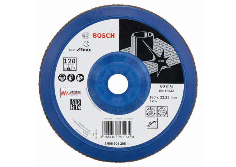 Listkowa tarcza szlifierska X581, Best for Inox Bosch 2608608295