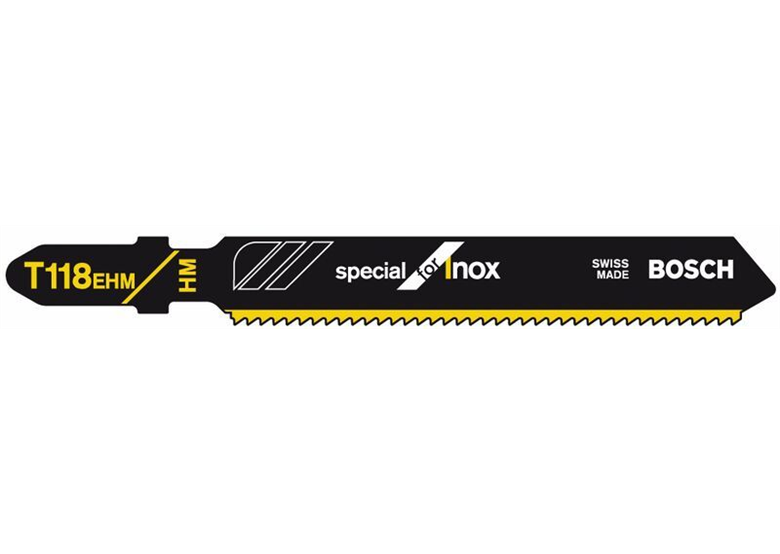 Brzeszczot do wyrzynarek T 118 EHM Special for Inox Bosch 2608633H04