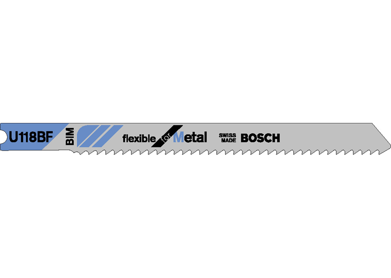 Brzeszczot do wyrzynarek U 118 BF Flexible for Metal Bosch 2608634695