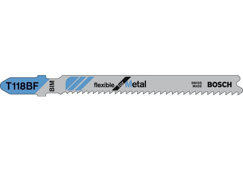 Brzeszczot do wyrzynarek T 118 BF Flexible for Metal Bosch 2608634992