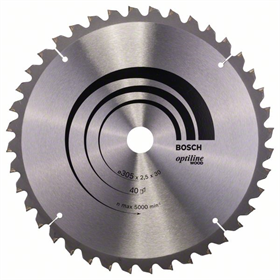 Tarcza pilarska Optiline Wood 305x30mm Z40 Bosch 2608640440
