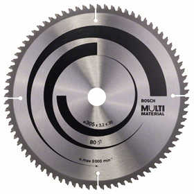 Tarcza pilarska Multi Material 305x30mm Z80 Bosch 2608640452