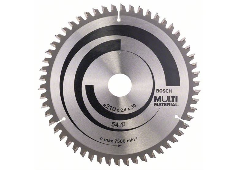 Tarcza pilarska Multi Material 210 x 30 mm Z54 Bosch 2608640511