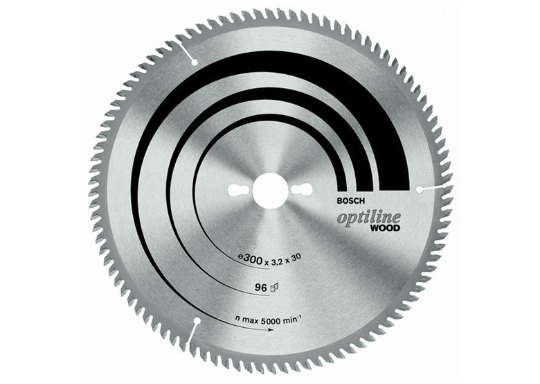 Tarcza pilarska Optiline Wood 300 x 30 x 3,2 mm, 72 Bosch 2608640667