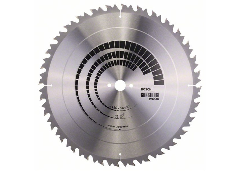 Tarcza pilarska Construct Wood 450x30mm Z32 Bosch 2608640704