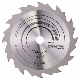 Tarcza pilarska Speedline Wood 160x16mm Z12 Bosch 2608640784