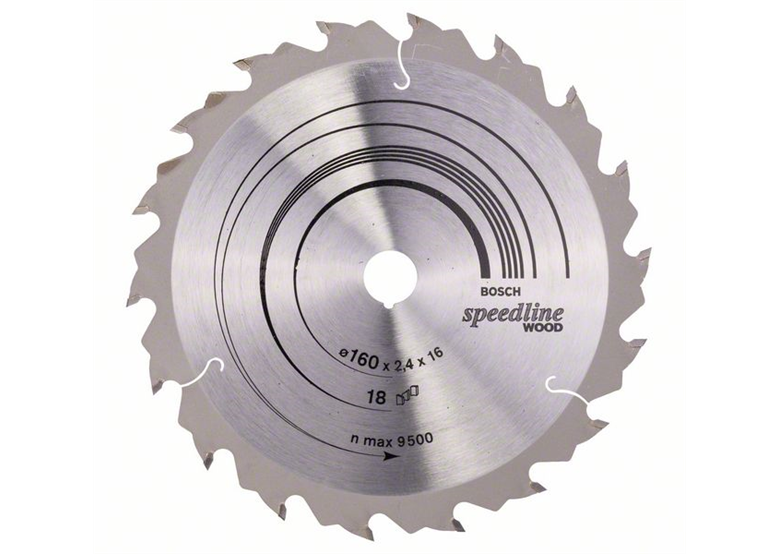 Tarcza pilarska Speedline Wood 160x16mm Z18 Bosch 2608640785