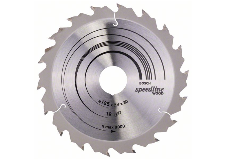 Tarcza pilarska Speedline Wood 165x30mm Z18 Bosch 2608640789