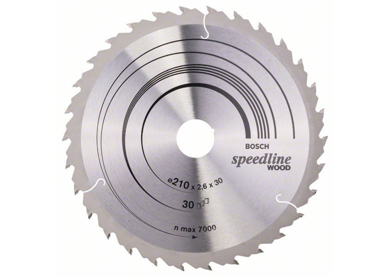 Tarcza pilarska Speedline Wood 210x30mm Z30 Bosch 2608640803