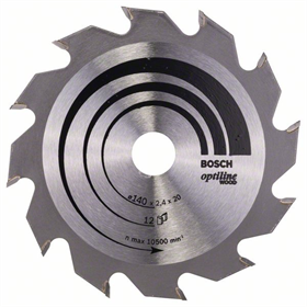 Tarcza pilarska Optiline Wood 140x20/12,7mm Z12 Bosch 2608641168