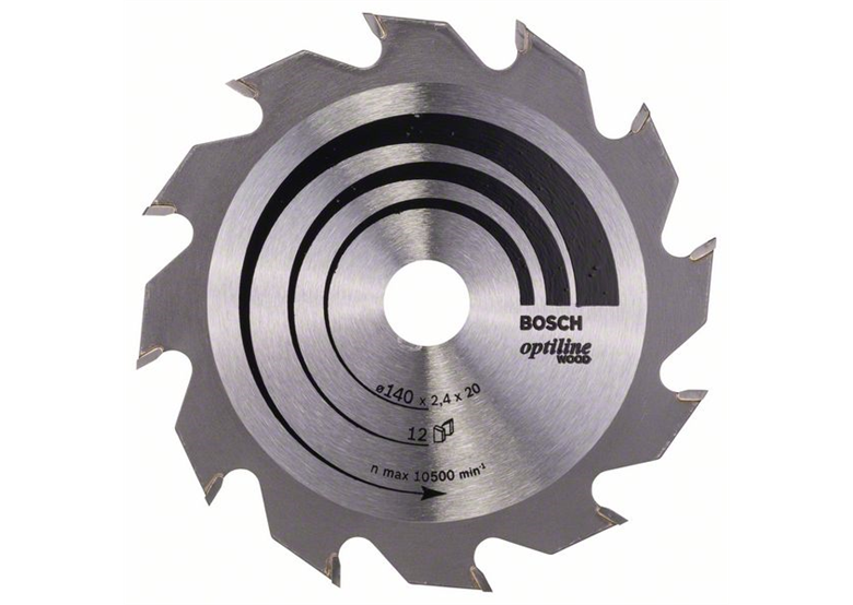 Tarcza pilarska Optiline Wood 140x20/12,7mm Z12 Bosch 2608641168