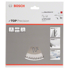 Tarcza pilarska Top Precision Best for Multi Material 165x20mm Z56 Bosch 2608642387