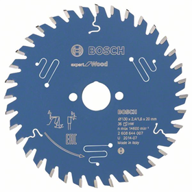 Tarcza pilarska Expert for Wood 130x20mm Z36 Bosch 2608644007