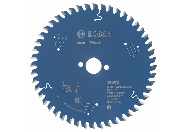 Tarcza pilarska Expert for Wood 160x20mm Z48 Bosch 2608644021